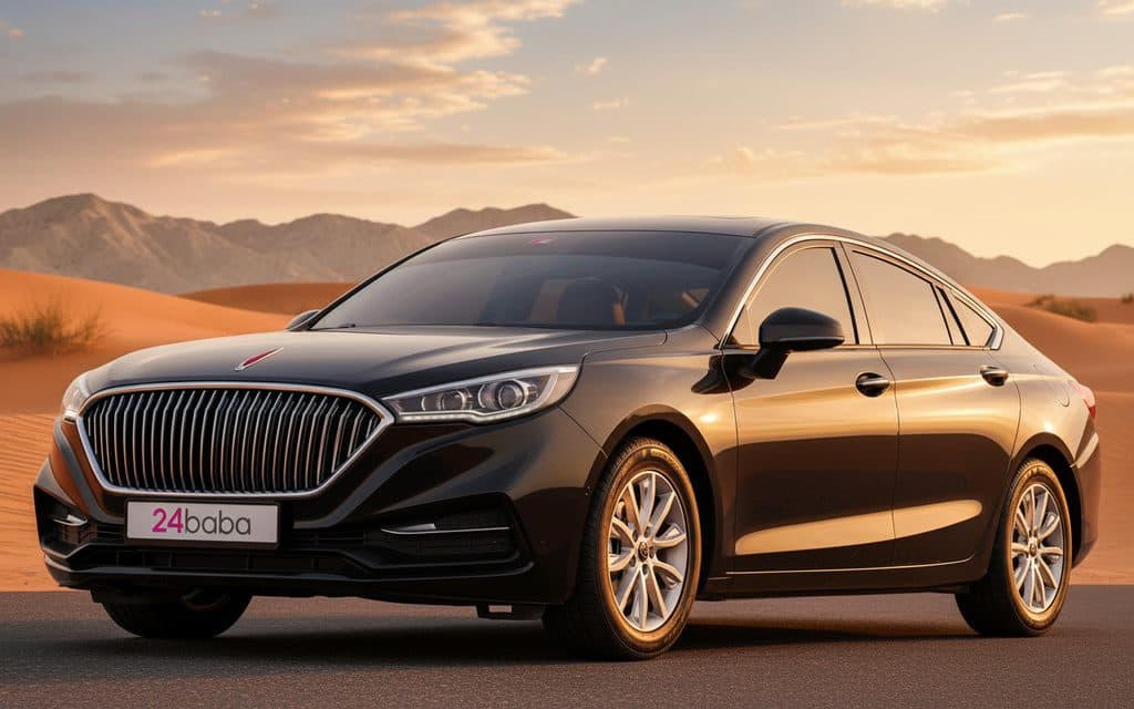 Hongqi H5 2023 Black rental in Dubai