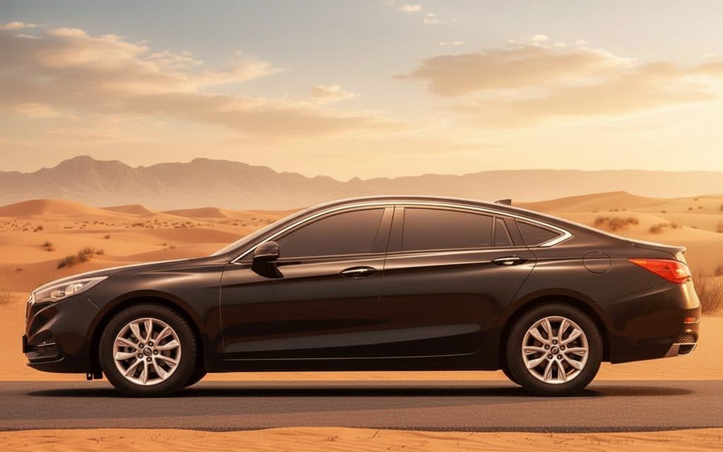 Hongqi H5 2023 Black side profile