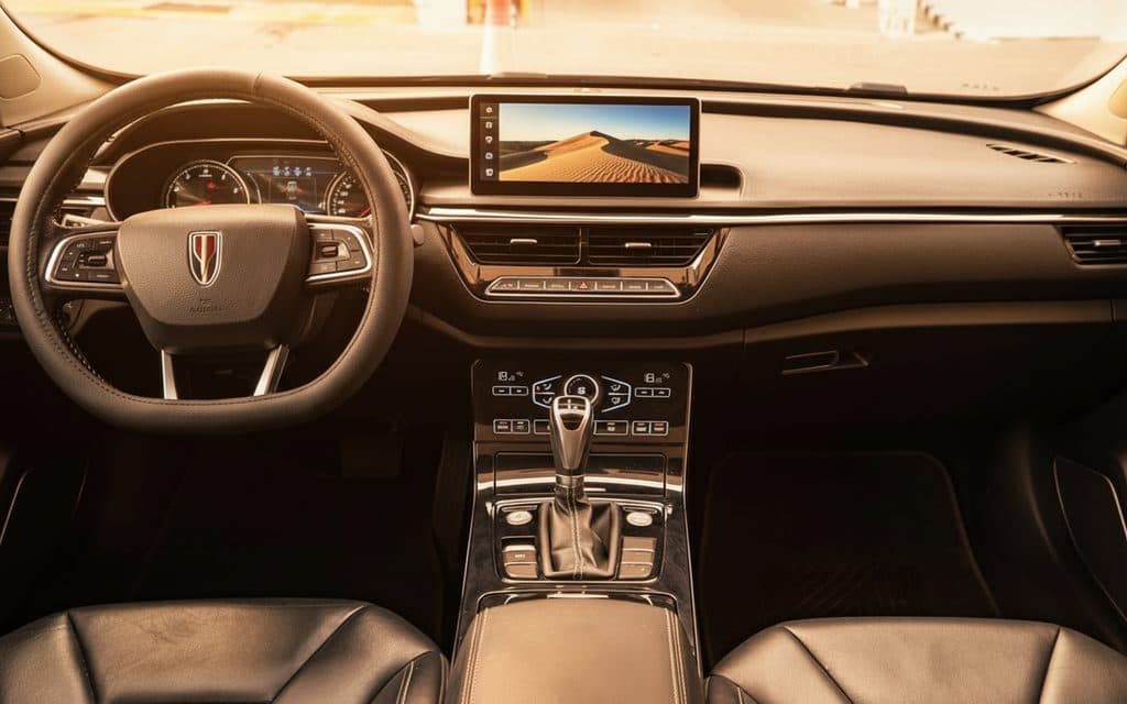 Hongqi H5 2023 interior view showing trim