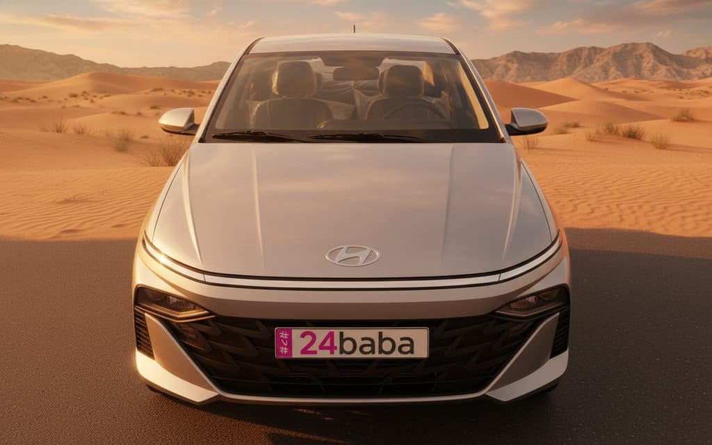 Rent Hyundai Accent 2025 Silver in Dubai