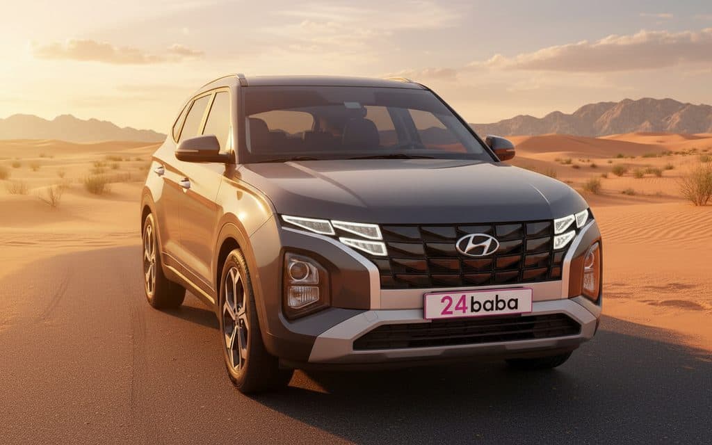 Hyundai Creta 2024 Grey - rental in dubai
