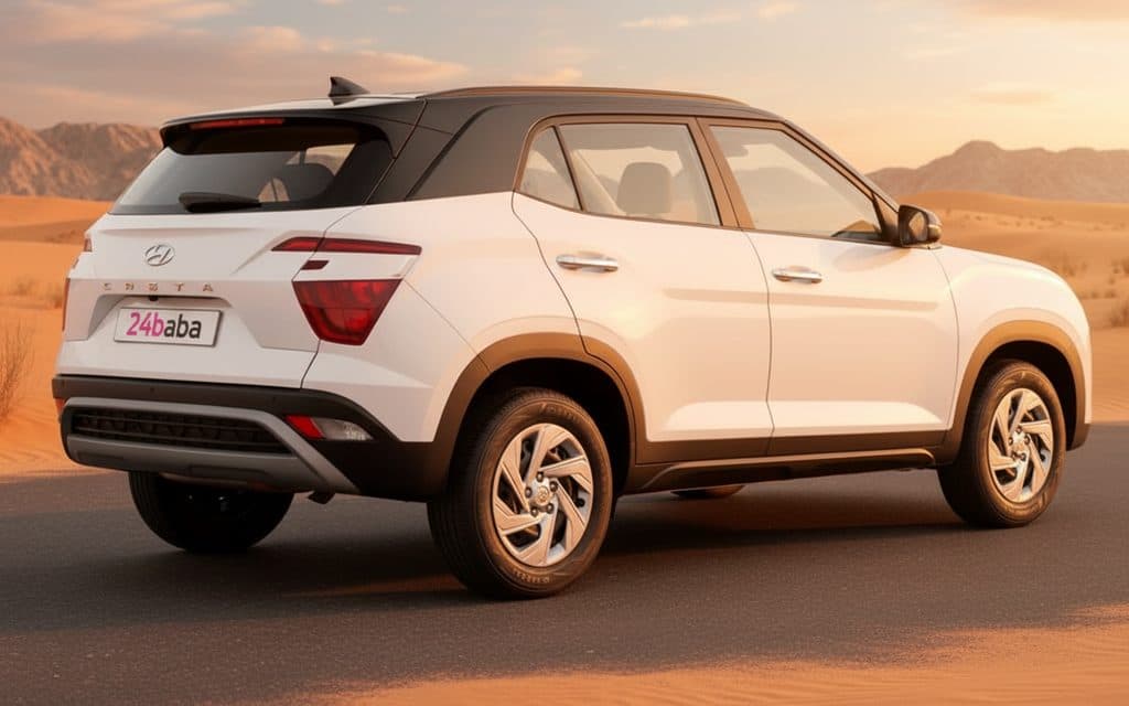 Hyundai Creta 2021 White side profile