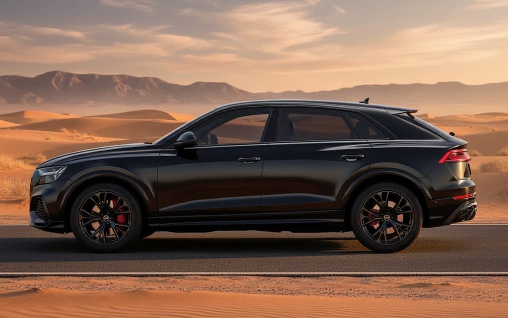 Audi Q8 2023 Dark Gray side profile