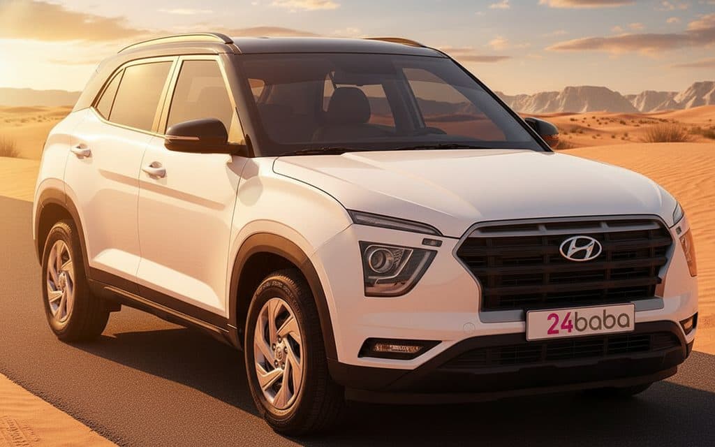 Rent Hyundai Creta 2024 White in Dubai