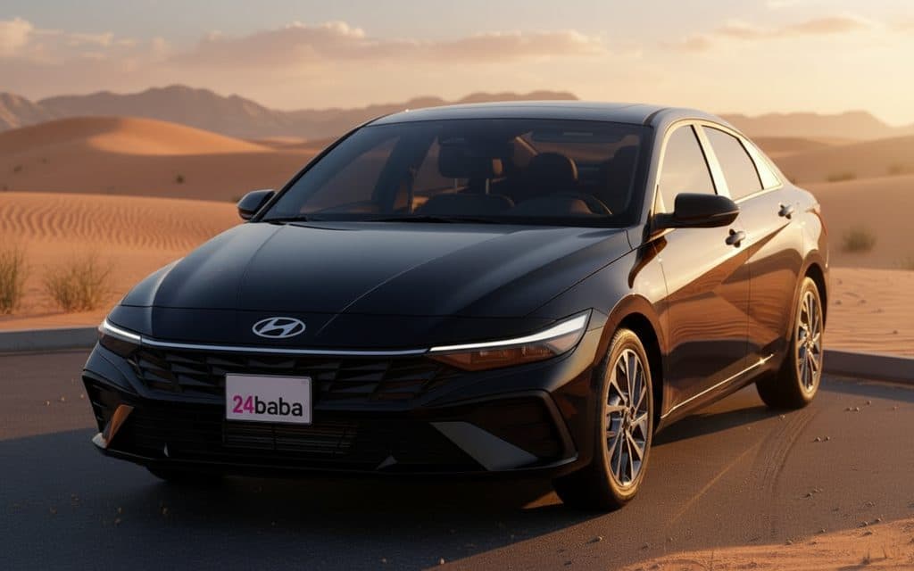 Rent Hyundai Elantra 2024 Blackl in Dubai