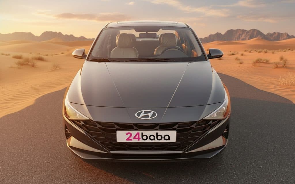 Hyundai Elantra 2023 - Grey rental in Dubai