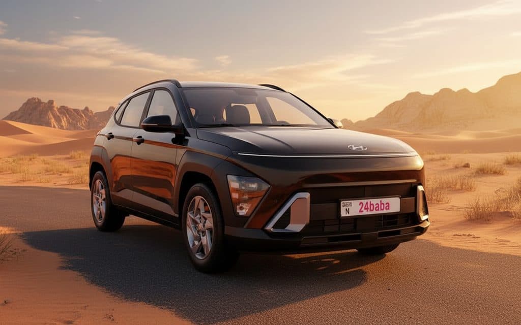Hyundai Kona 2024 Black - SUV rental in dubai