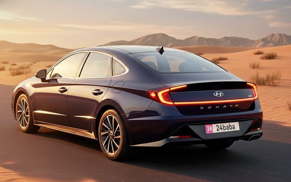 Hyundai Sonata 2020 alloy wheel close up