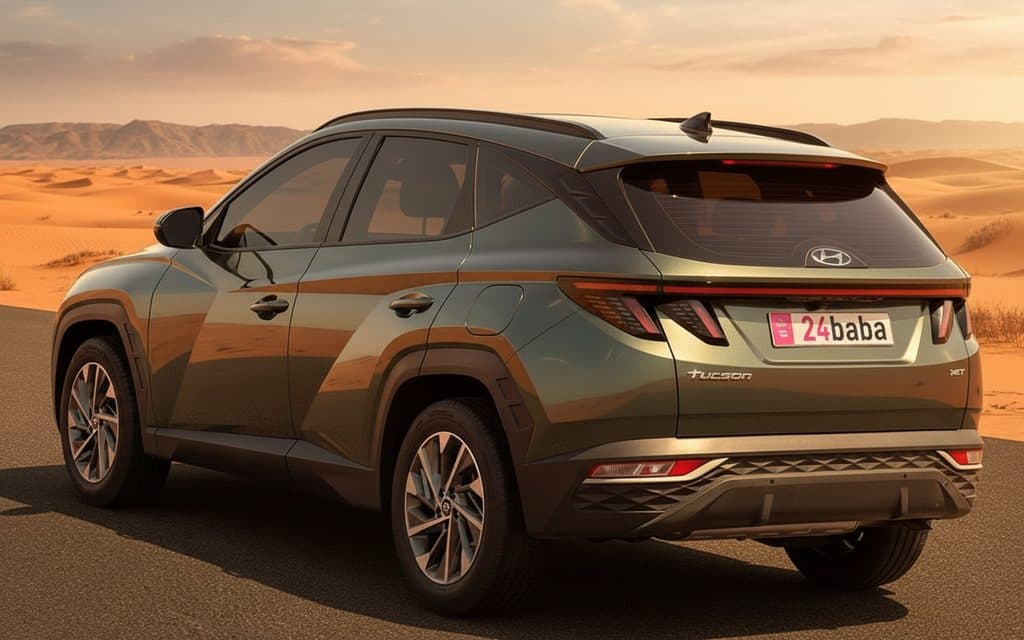 Hyundai Tucson 2024 alloy wheel close up