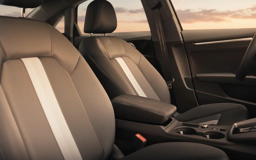 Audi A3 2025 leather seats and cabin