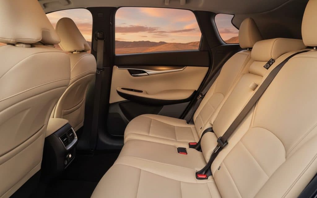 Infiniti Qx50 2022 leather seats and cabin