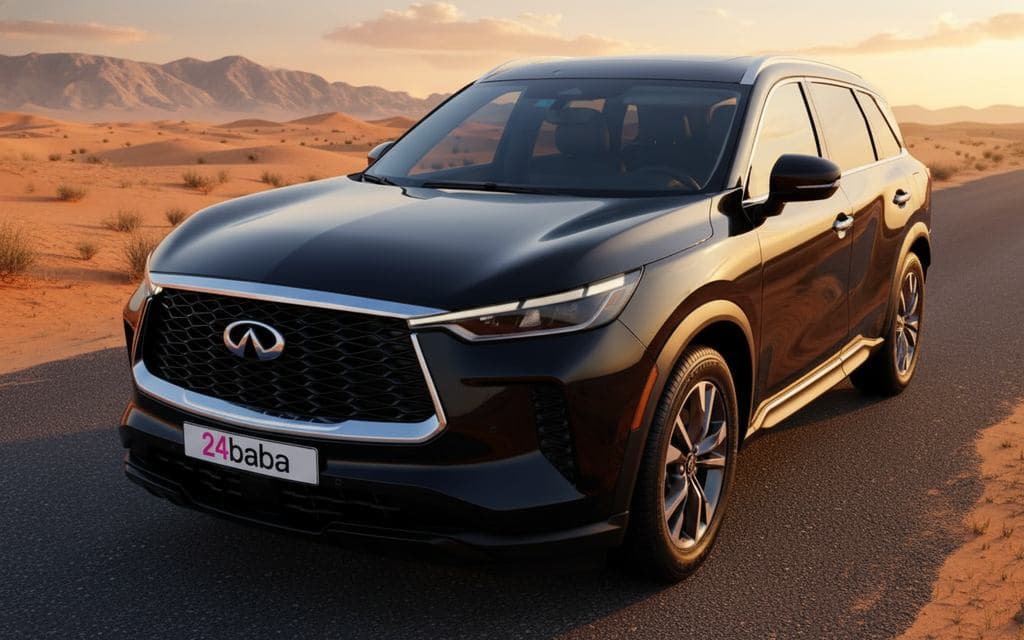 Infiniti Qx60 2023 Black - premium car in dubai
