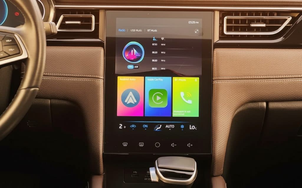 Jac J7 2024 dashboard and infotainment