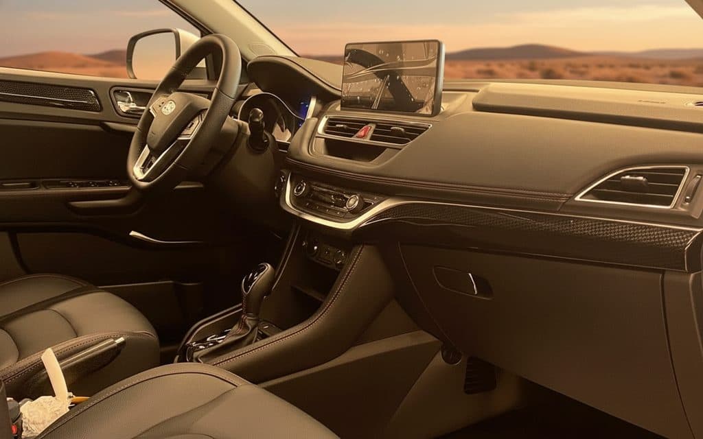 Jac S3 2025 dashboard and infotainment