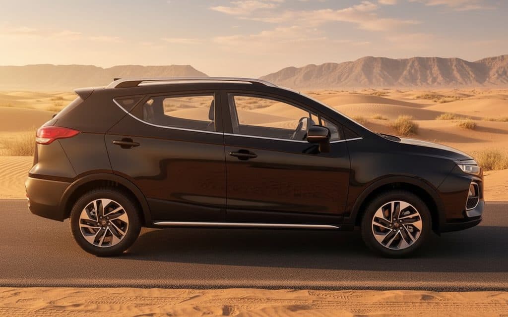 Jac S3 2025 Black side profile