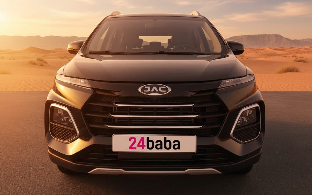 Jac S3 2025 Black front view with headlights