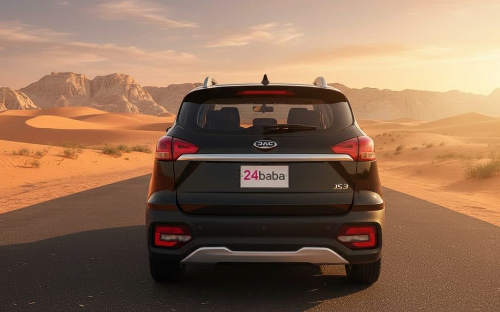 Jac S3 2025 Black rear view showing taillights