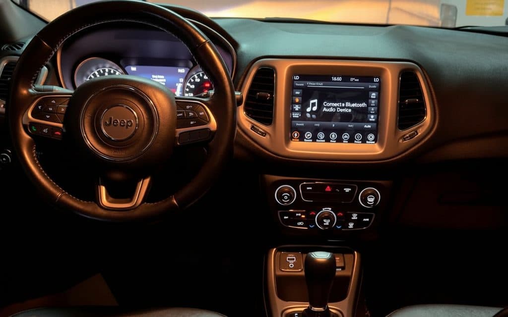 Jeep Compass 2021 interior view showing trim