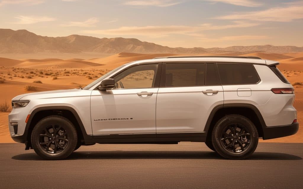 Jeep GrandCherokee 2024 Silver side profile