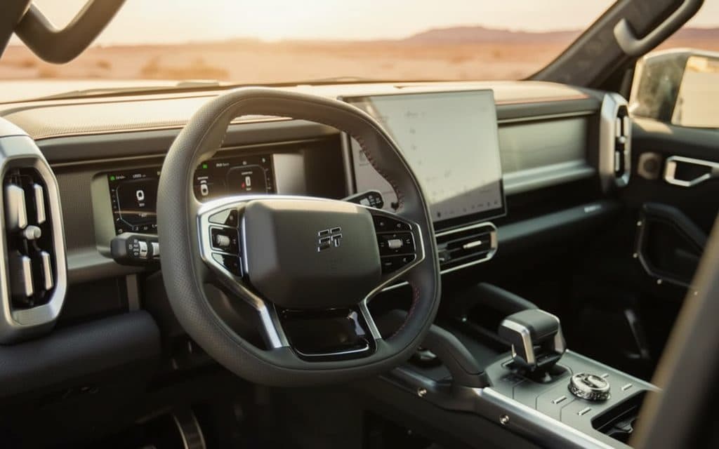 Jetour T2 2024 interior view showing trim