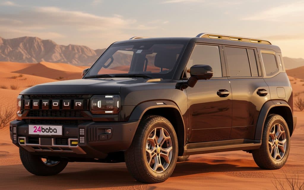 Jetour T2 2024 Black rental in Dubai