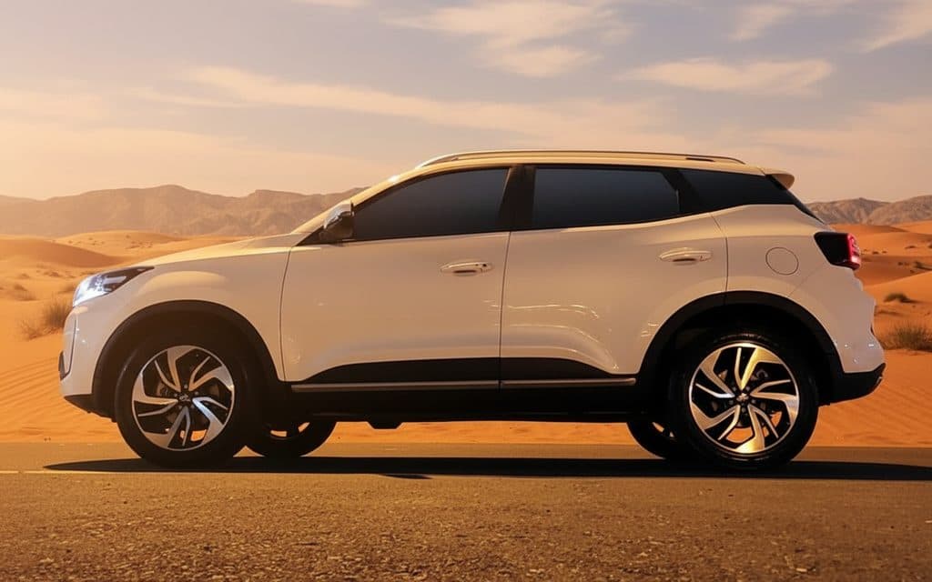 Kaiyi X3 2025 White side profile