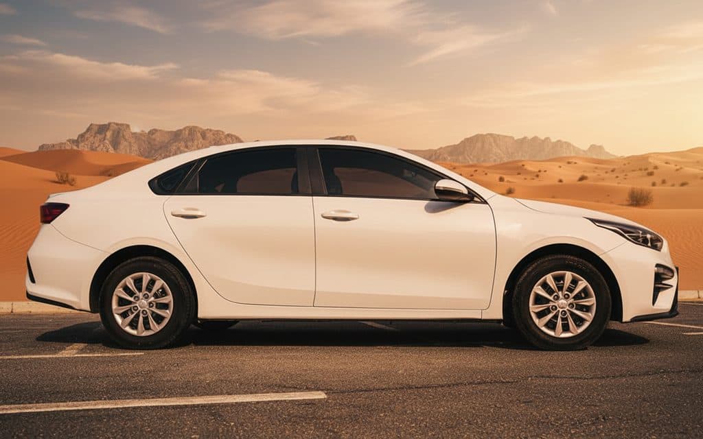 Kia Cerato 2020 White side profile