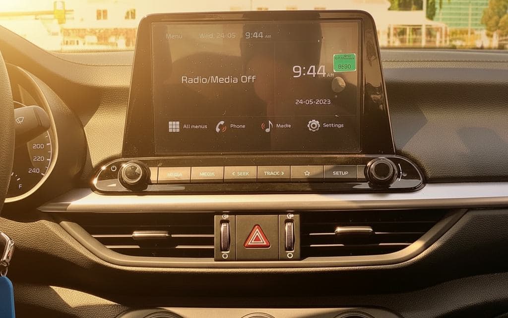 Kia Cerato 2023 interior view showing trim