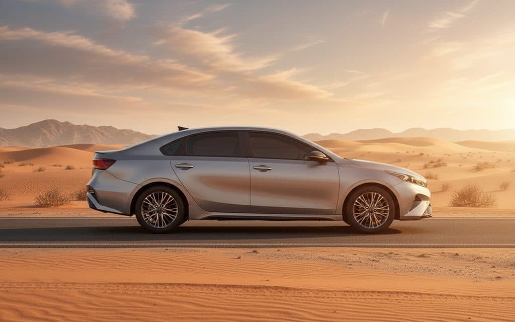 Kia Forte 2022 Grey side profile