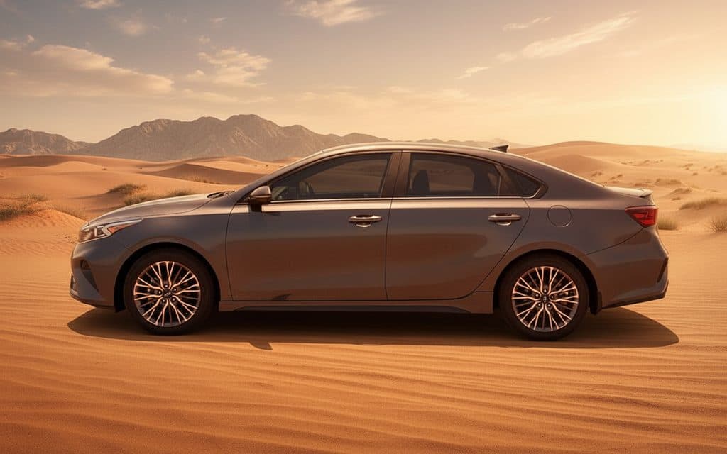 Kia Forte 2023 Grey side profile