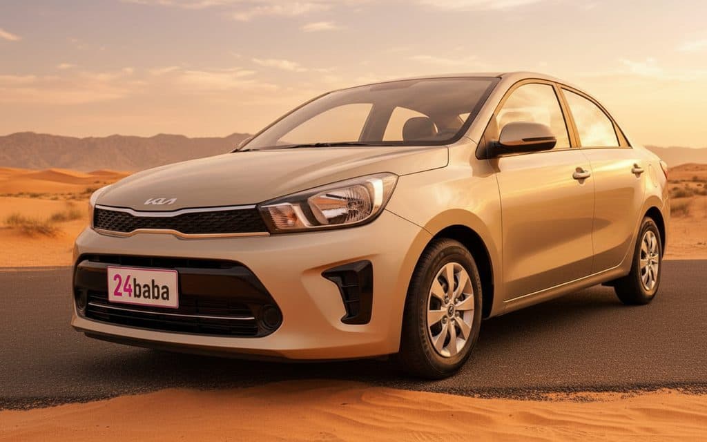 Hire Kia Pegas 2025 Gold in Dubai