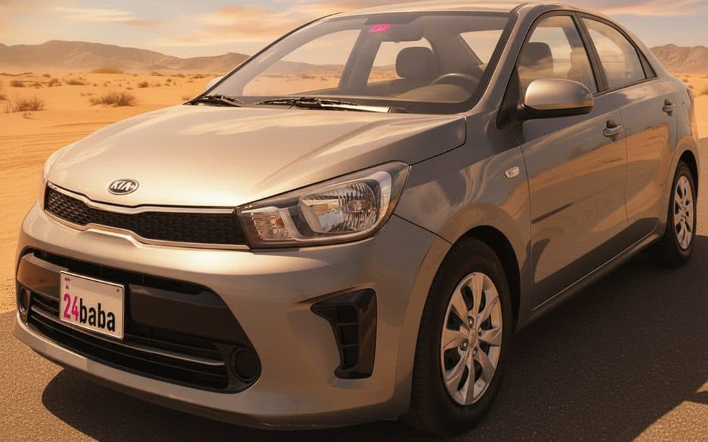 Kia Pegas 2020 Grey rental in Dubai