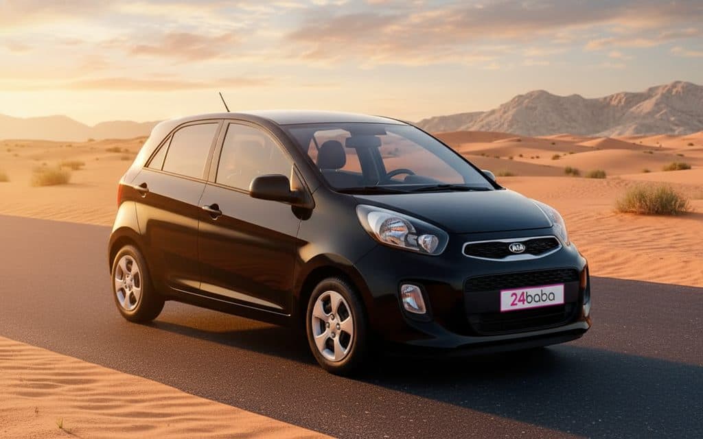Hire Kia Picanto 2022 Black in Dubai
