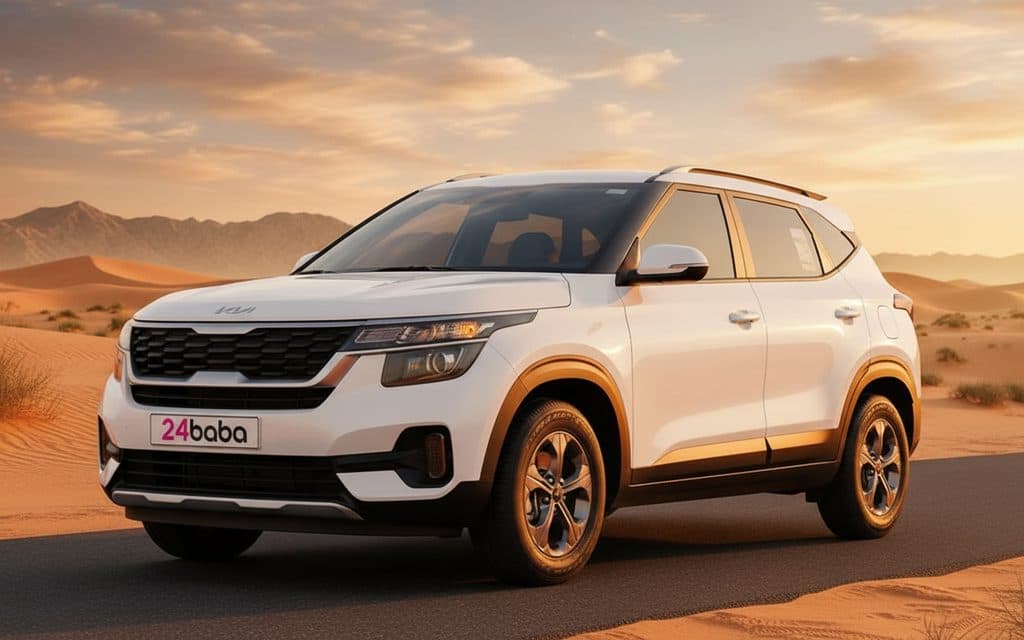 Kia Seltos 2023 White - rental in Dubai