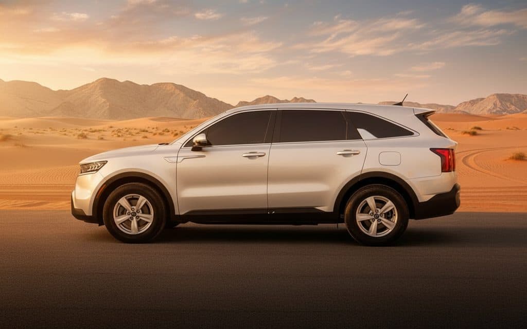 Kia Sorento 2021 Silver side profile