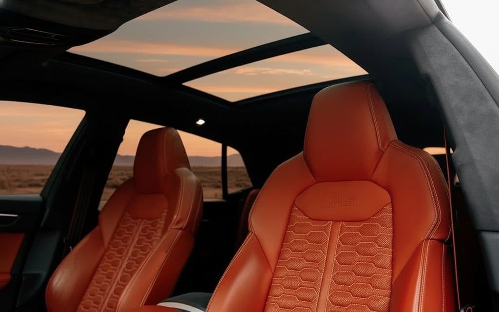 Audi RsQ8 2021 leather seats and cabin