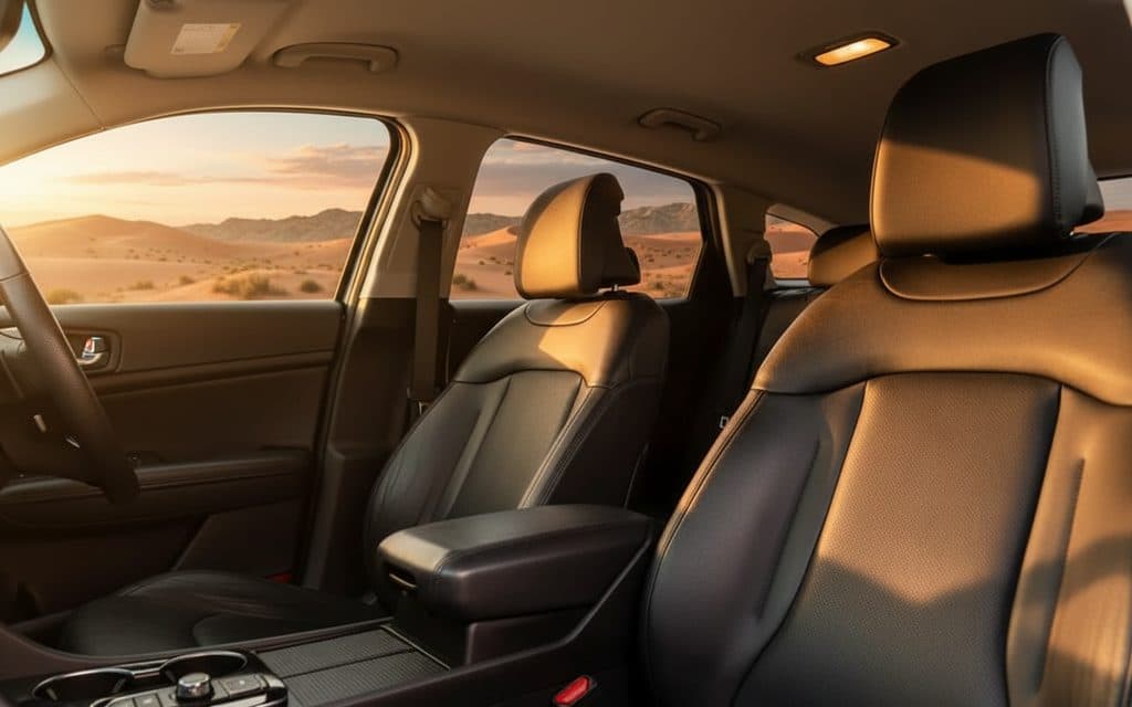 Kia Sportage 2023 leather seats and cabin