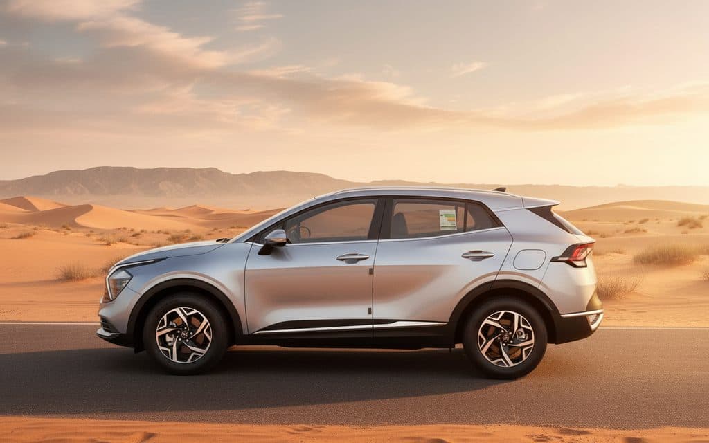 Kia Sportage 2024 Silver side profile