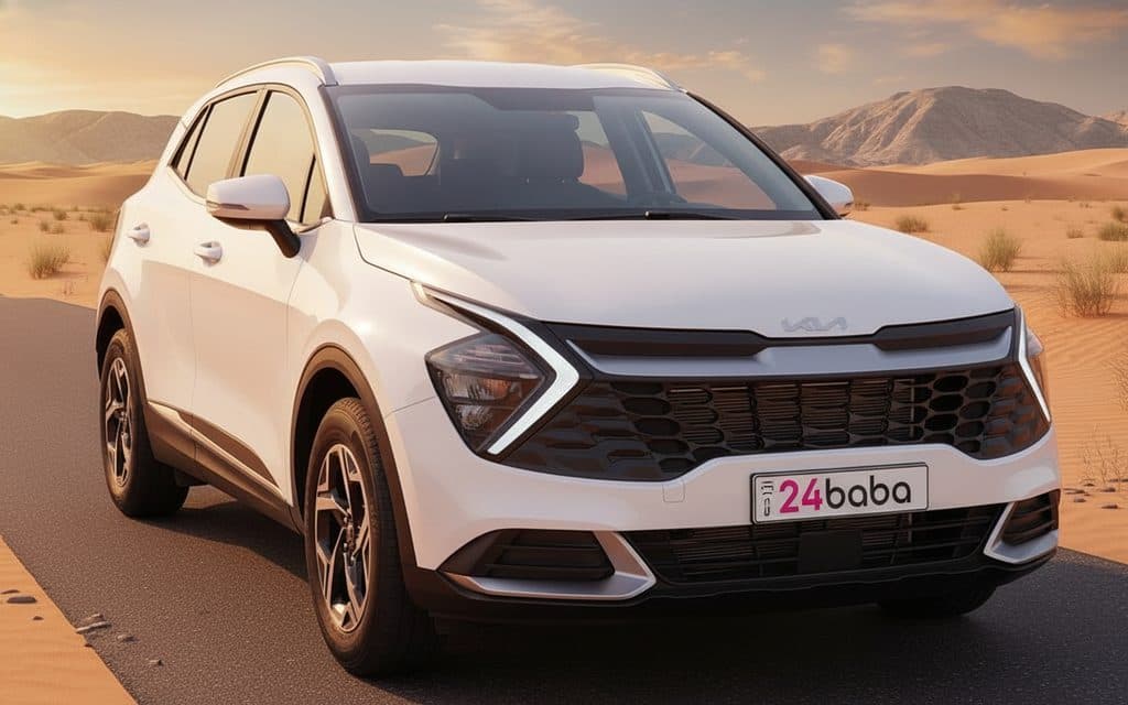 Kia Sportage 2023 White - rental in Dubai