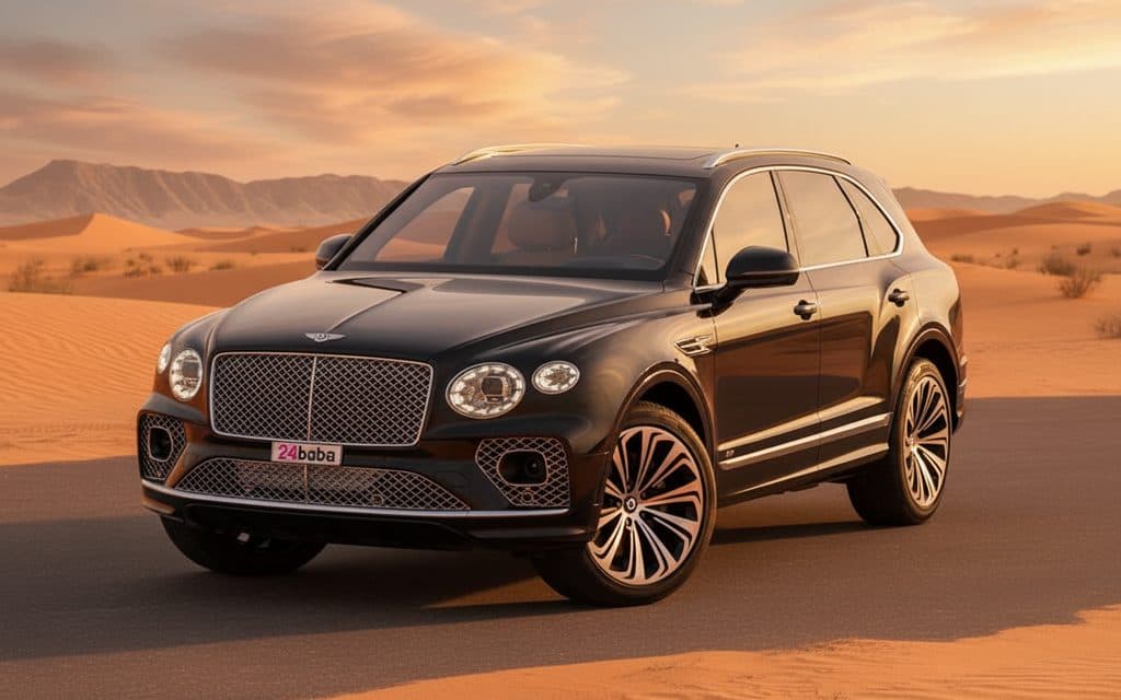 Rent Bentley Bentayga 2023 Black in Dubai