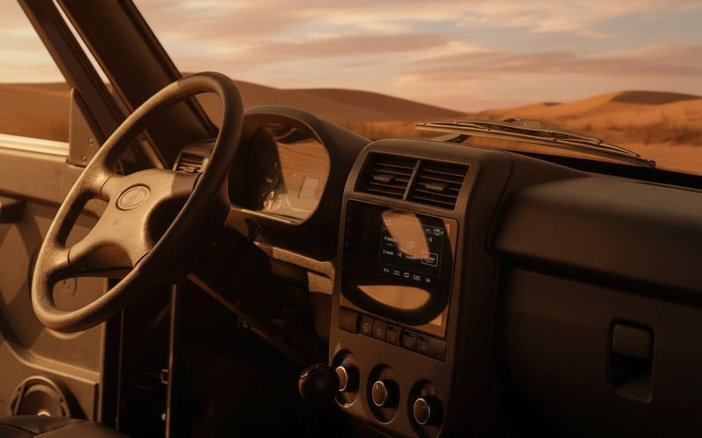 Lada Niva 2025 interior view showing trim