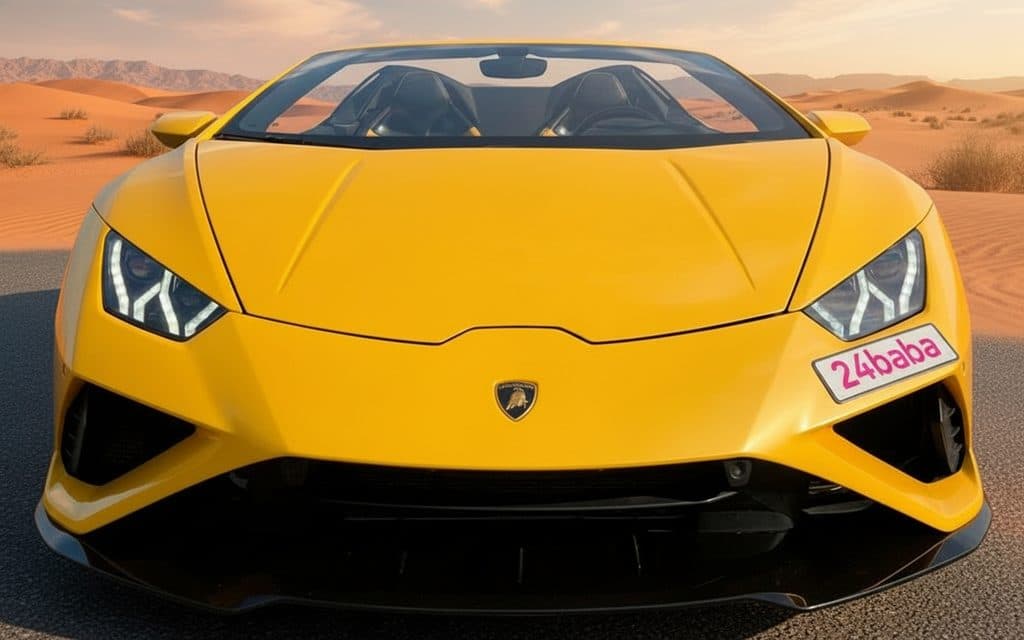 Rent Lamborghini Huracan 2022 Yellow in Dubai