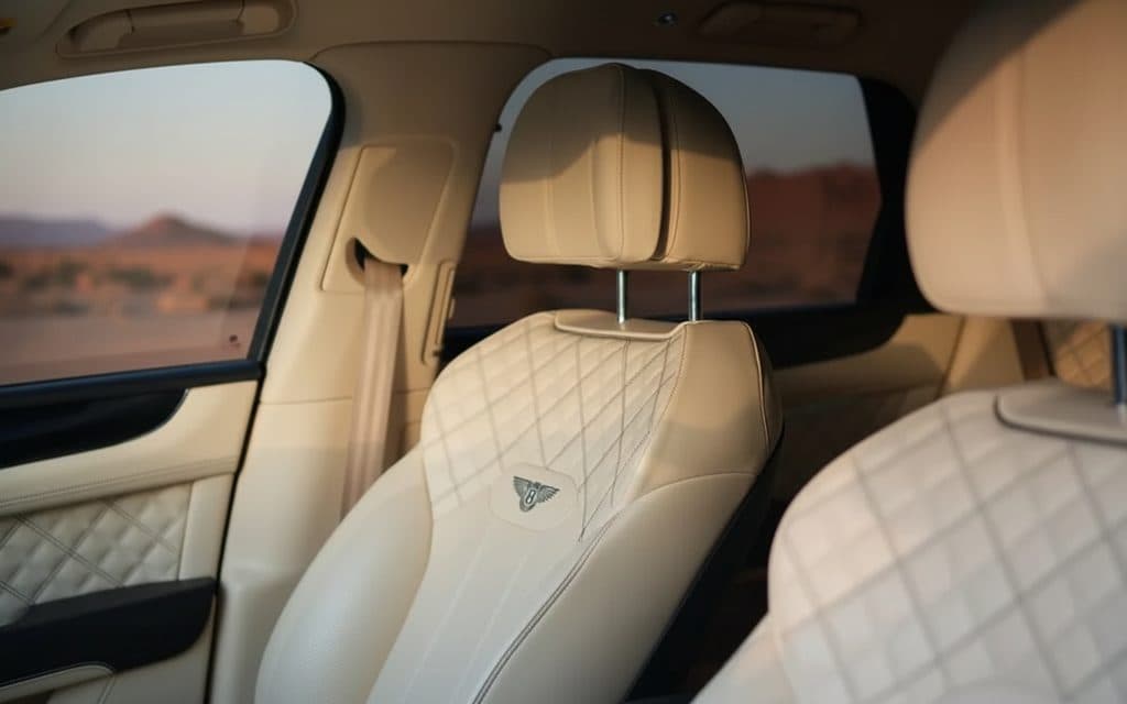 Bentley Bentayga 2023 leather seats and cabin