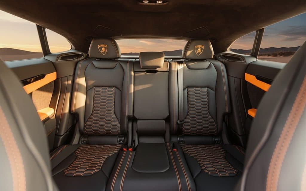 Lamborghini Urus 2022 leather seats and cabin