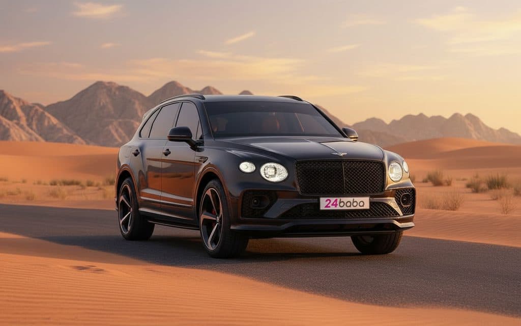 Rent Bentley Bentayga 2023 Black in Dubai