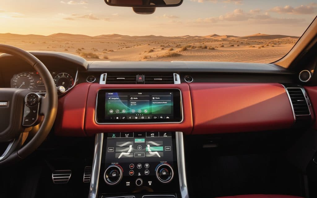 Land Rover Range Rover Sport 2022 interior view showing trim