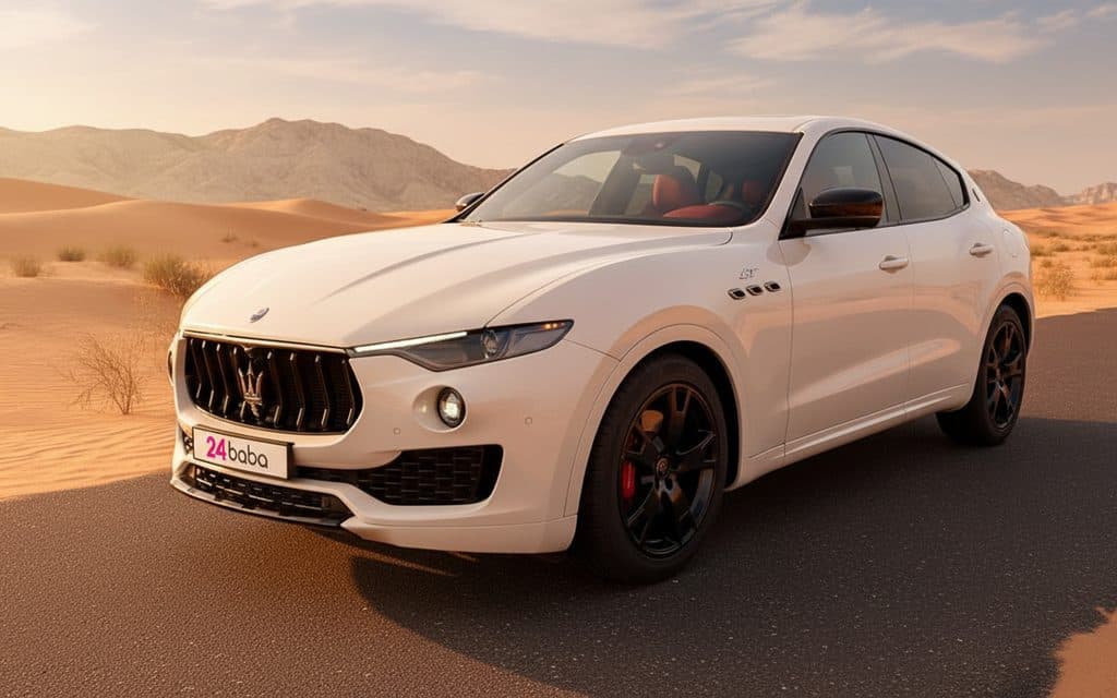 Maserati Levante 2024 White rental in Dubai