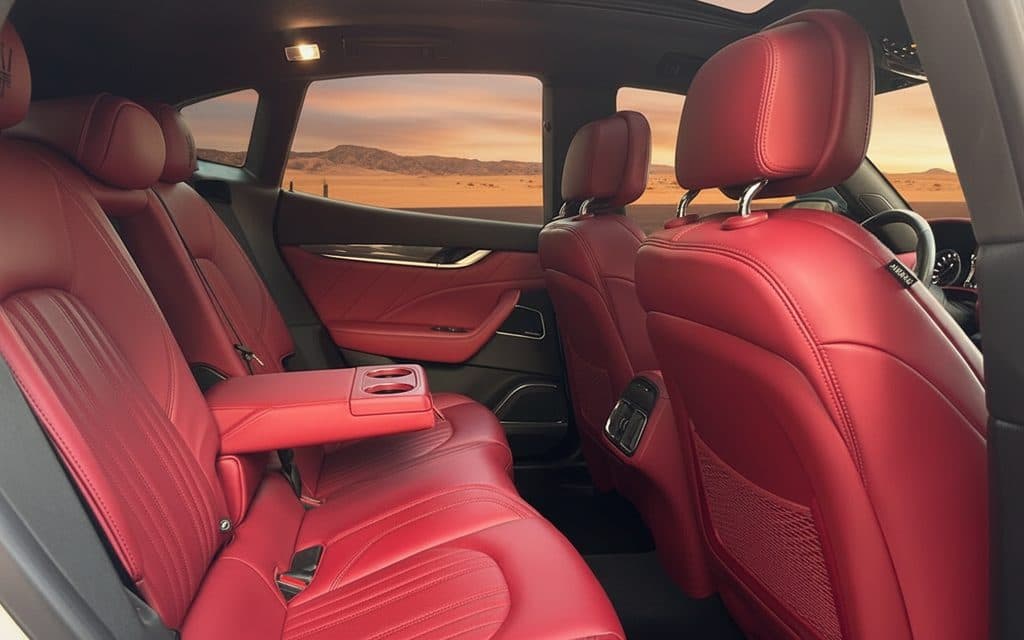 Maserati Levante 2024 leather seats and cabin