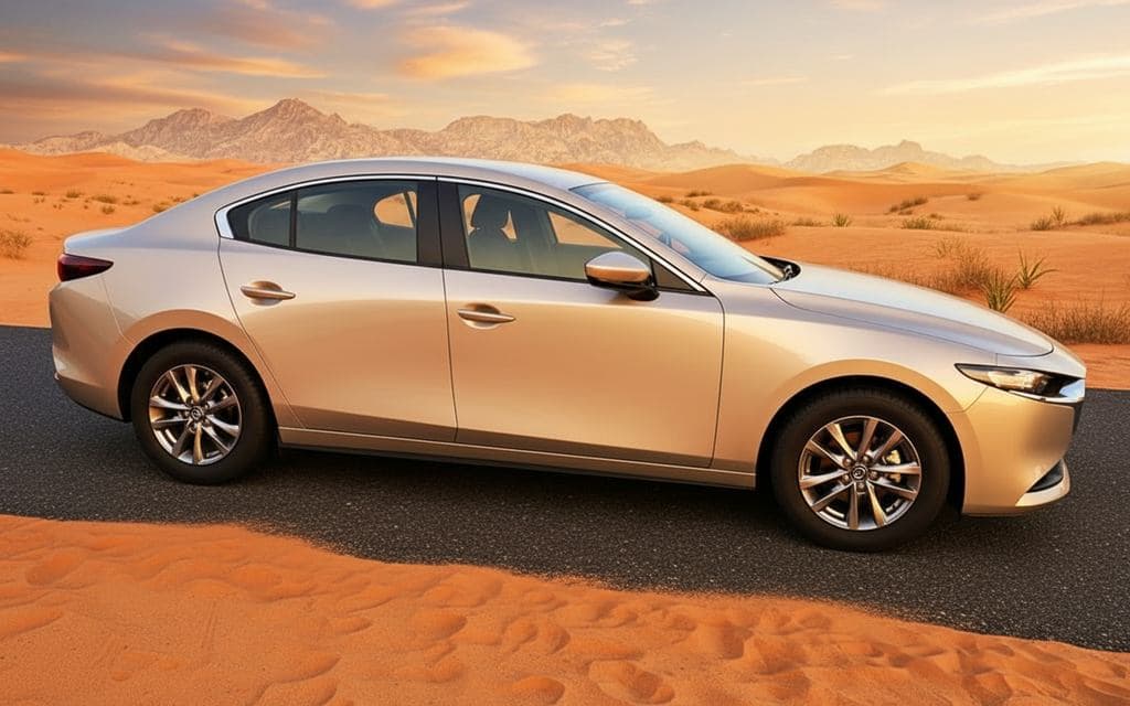 Mazda 3 2025 Silver side profile