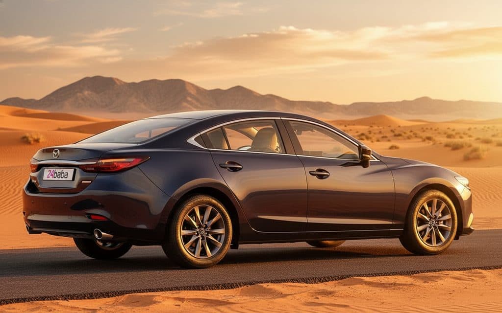 Mazda 6 2025 Black side profile